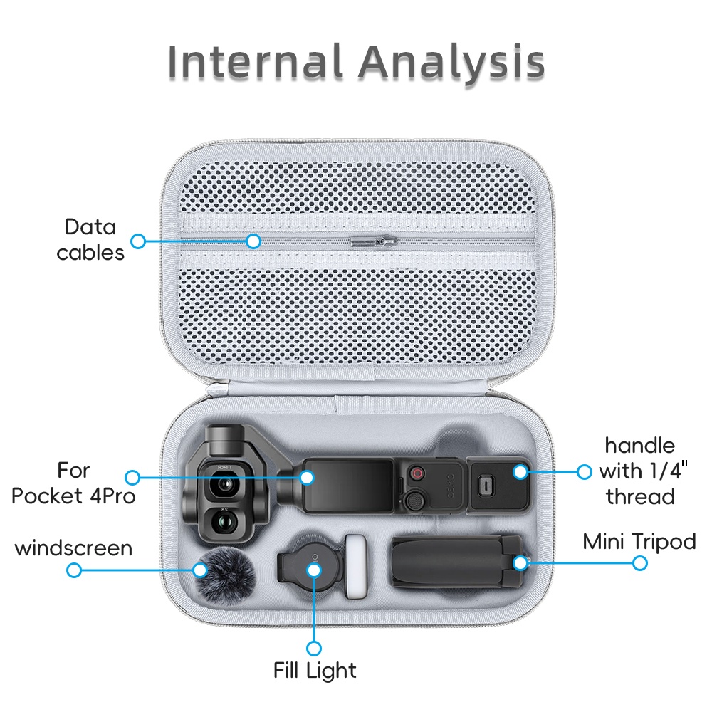 Tas Jinjing PU untuk DJI Osmo  - Drone Camera Case ulasan dan harga