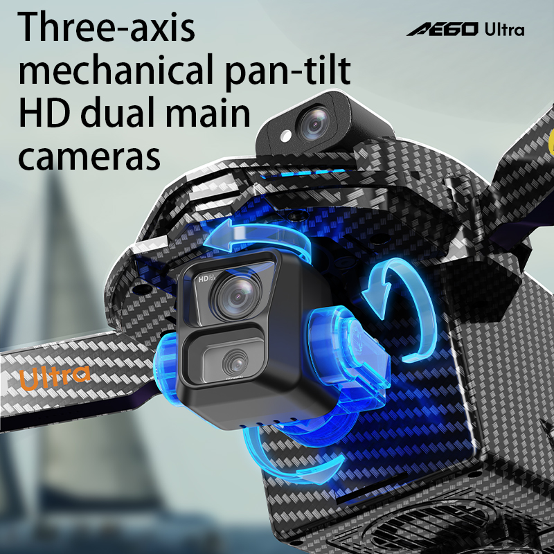 Drone Profesional AE60 GPS Kam - Drone Camera Hd ulasan dan harga